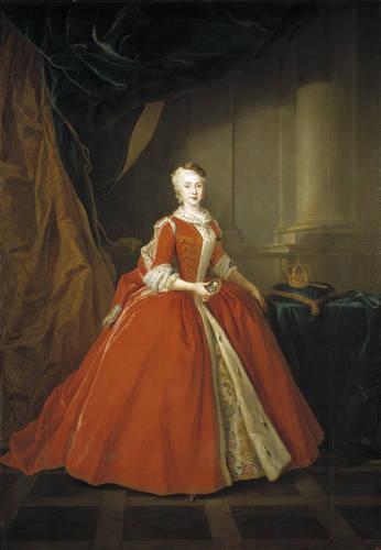 Louis de Silvestre Princesa Maria Amalia de Sajonia en traje polaco